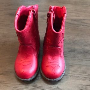 Red Toddler cowboy boots